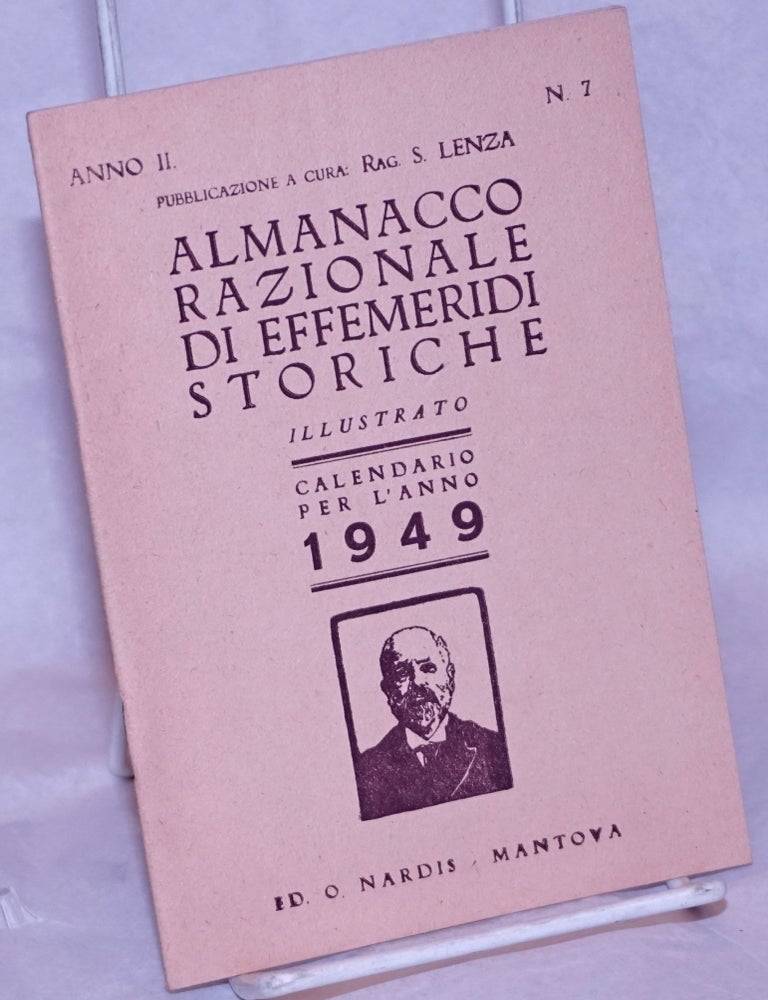 Cat.No: 264821 Almanacco razionale di effemeridi storiche. Illustrato. Calendrio per l'anno 1949