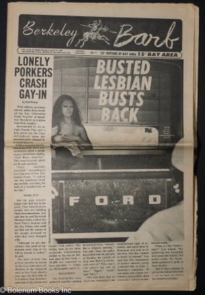 Cat.No: 264909 Berkeley Barb: vol. 10, #26 (#255) July 3-9, 1970: Busted Lesbian Busts...