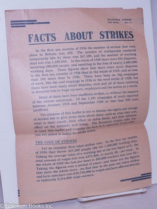 Cat.No: 265759 Facts About Strikes