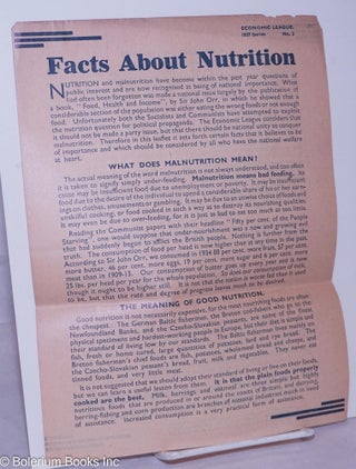 Cat.No: 265761 Facts About Nutrition
