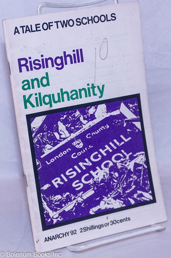 Cat.No: 265765 Anarchy. No. 92 (Vol. 8 No. 10), October 1968: A Tale of Two Schools; Risinghill and Kilquhanity