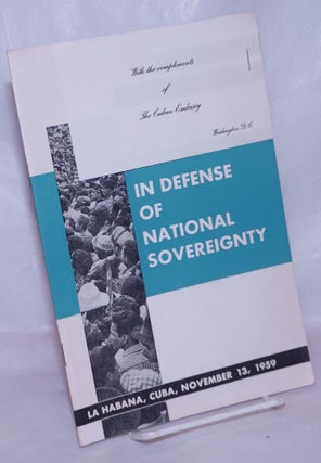 Cat.No: 266149 Cuba replies to the USA note: In defense of national sovereignty