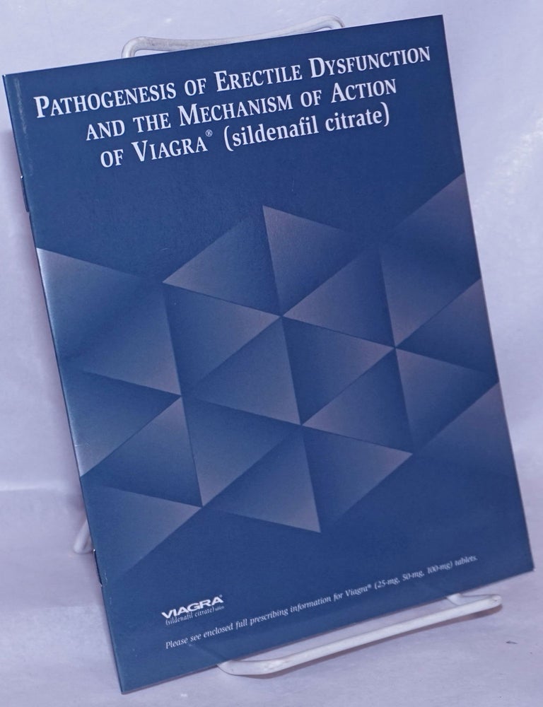 Cat.No: 266379 Pathogenesis of Erectile Dysfunction & the Mechanism of Action of Viagra (sildenafil citrate) [booklet]