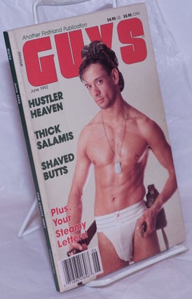Cat.No: 266763 Guys magazine vol. 5, #4, June 1992; Hustler Heaven. Jerry Douglas, John...