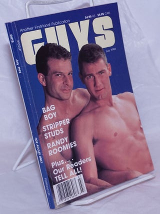 Cat.No: 266766 Guys magazine vol. 5, #5, July 1992; Bag Boy. Jerry Douglas, John Dory,...