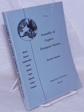 Cat.No: 266804 Assembly of Captive European Nations: Second Session, September...