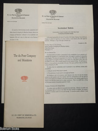 Cat.No: 266894 The du Pont Company and Munitions