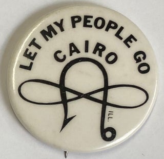 Cat.No: 267047 Let my people go / Cairo [pinback button