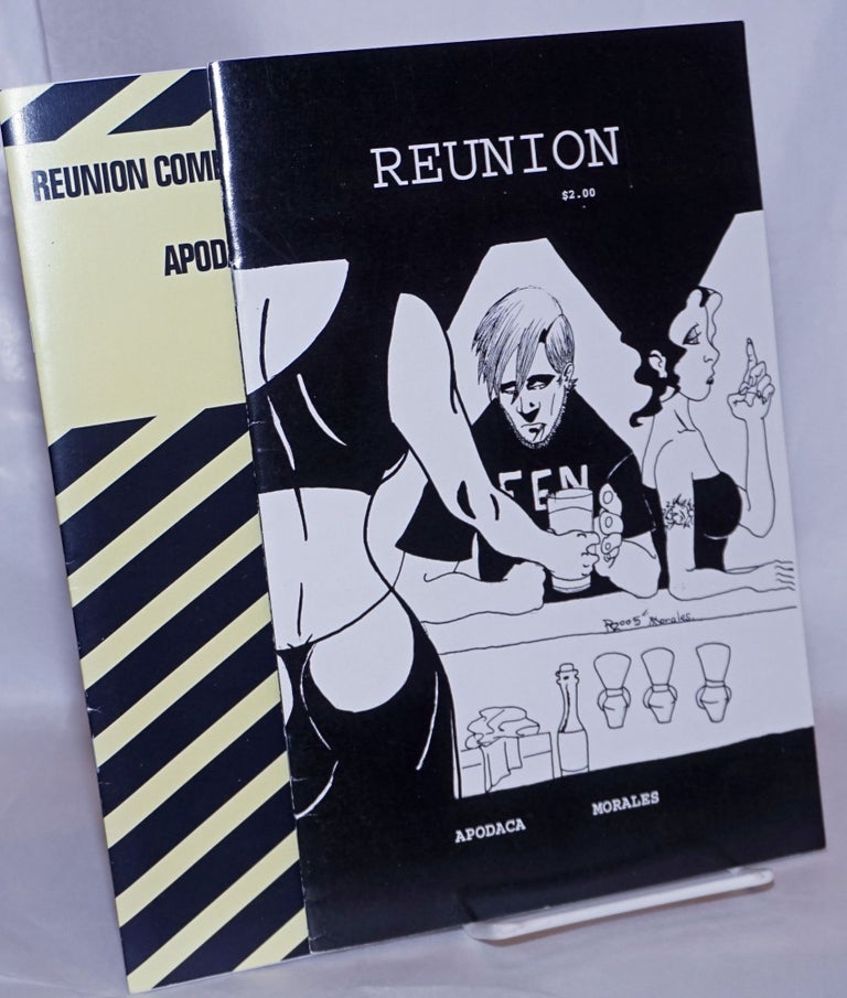 Cat.No: 267594 Reunion & Fire Never Forgets [two comic books]. Brian Apodaca, art, Arturo Morales, text.