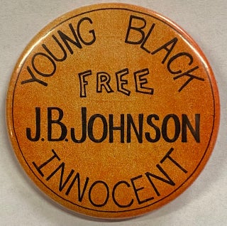 Cat.No: 267687 Free J.B. Johnson / Young Black Innocent [pinback button]. JB Johnson