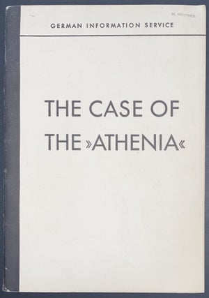Cat.No: 267832 The case of the "Athenia" Adolf Halfeld