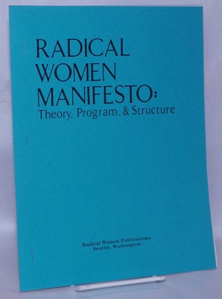 Cat.No: 267860 Radical Women Manifesto: Theory, program and structure