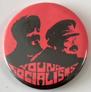 Cat.No: 267891 Young Socialists [pinback button with portraits of Lenin and Trotsky