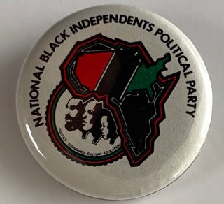 Cat.No: 267998 National Black Independents Political Party [pinback button