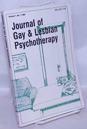 Cat.No: 268013 Journal of Gay & Lesbian Psychotherapy: vol. 1, #1, 1989. David Lynn Scasta
