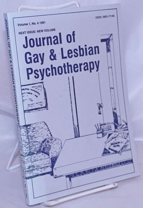 Cat.No: 268171 Journal of Gay & Lesbian Psychotherapy: vol. 1, #4, 1991. David Lynn Scasta
