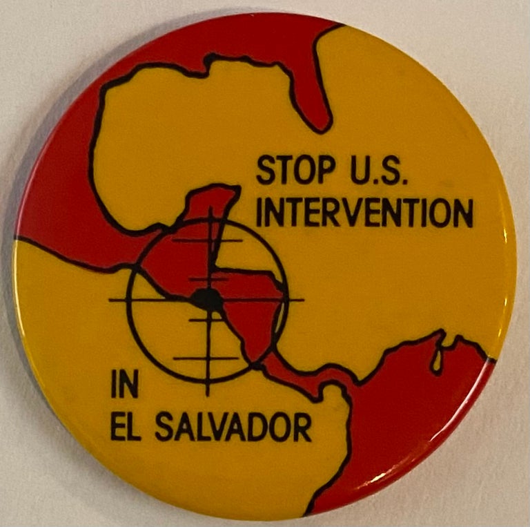 Cat.No: 268319 Stop US Intervention in El Salvador [pinback button]