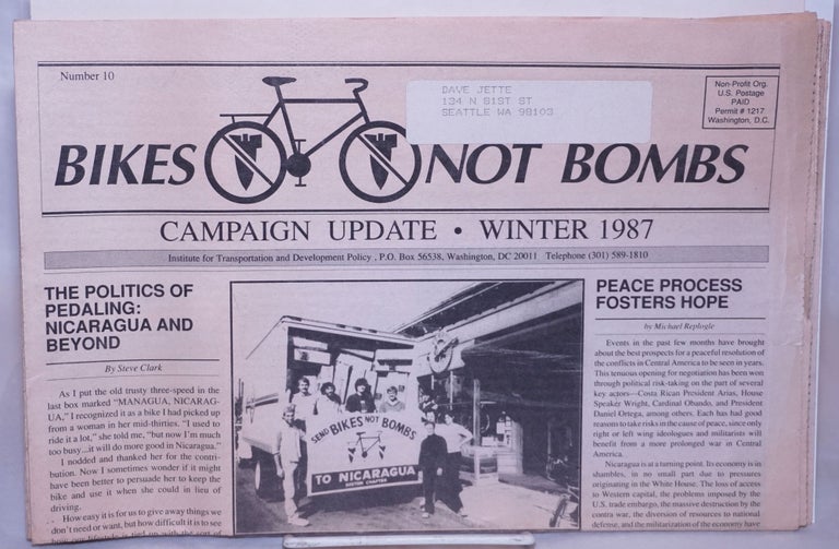 Cat.No: 268362 Bikes not Bombs campaign update [5 issues