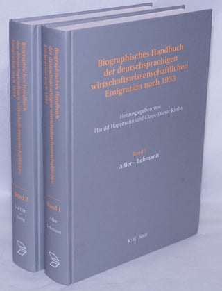 Cat.No: 268797 Biographisches Handbuch der deutschsprachigen...