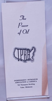 Cat.No: 268818 The Power of Oil