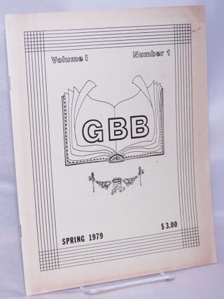 Cat.No: 268955 GBB: Gay Books Bulletin; vol. 1, #1, Spring 1979. Wayne Dynes, Luciano...