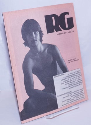 Cat.No: 269375 Le magazine RG [Revue Gai]: le mensuel gai Québécois; #47, Juillet 1986:...