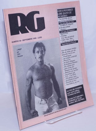 Cat.No: 269376 Le magazine RG [Revue Gai]: le mensuel gai Québécois; #48, Septembre...