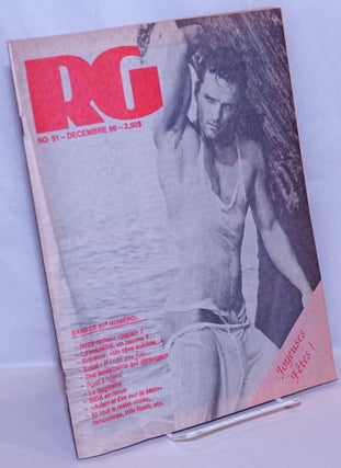 Cat.No: 269720 Le magazine RG [Revue Gai]: le mensuel gai Québécois; #51, Decembre...
