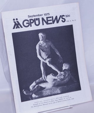 Cat.No: 270351 GPU News vol. 4, #11, September 1975: Barnard, George Gray, 1863-1938. Sam...