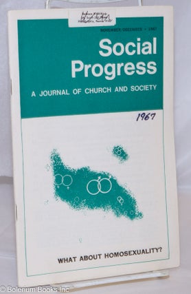 Cat.No: 270526 Social Progress: a journal of church and society; vol. 58, no. 2,...