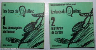 Cat.No: 270547 Les boss du Quebec [Two volumes: Compagnies de finance, par le groupe de...