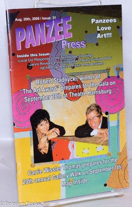 Cat.No: 270631 Panzee Press: #31, August 20, 2008: Panzees Love Art!!! Cathy Nelson,...