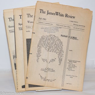 Cat.No: 270752 The James White Review: a gay men's literary quarterly; vol. 1, #1-4, Fall...