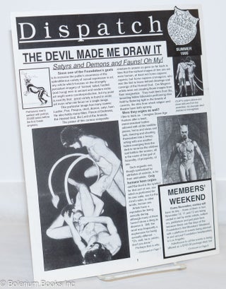 Cat.No: 271020 Tom of Finland Dispatch: Summer 1995: The Devil Made Me Draw It. Valentine...