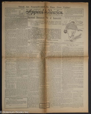 Cat.No: 271171 Appeal to Reason. No. 569 (October 27, 1906). J. A. Wayland