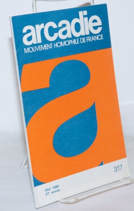 Cat.No: 271305 Arcadie: mouvement homophile de France, revue littéraire et scientifique,...