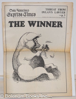 Cat.No: 271394 San Francisco Express Times, vol. 1, #42, November 6, 1968. The Winner....