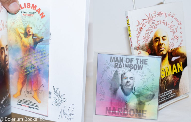 Cat.No: 271406 Man of the Rainbow & Talisman [audio CD and book] signed. Nardone.