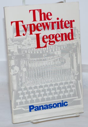 Cat.No: 271491 The Typewriter Legend. Panasonic, Frank T. Msai
