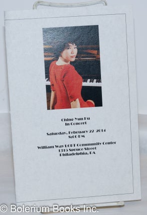 Cat.No: 271505 Ching-Yun Hu in Concert [program] Saturday, February 22, 2014 8pm....