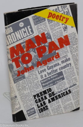 Cat.No: 27159 Man to Pan; a cycle of poems to be performed with drums and steelpans. John...