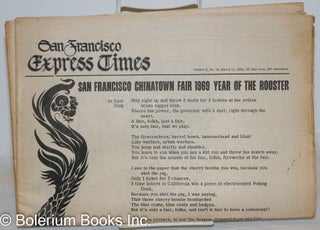 Cat.No: 271731 San Francisco Express Times: vol. 2, #10, March 11, 1969: SF Chinatown...