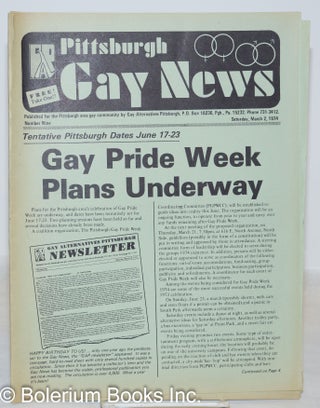 Cat.No: 272029 Pittsburgh Gay News: for the Pittsburgh area gay community; #9, Saturday,...
