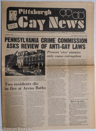 Cat.No: 272158 Pittsburgh Gay News: for the Pittsburgh area gay community; #10, Saturday,...