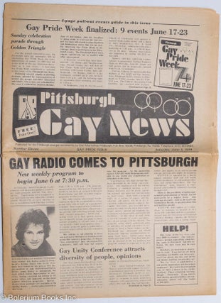 Cat.No: 272159 Pittsburgh Gay News: for the Pittsburgh area gay community; #11, Saturday,...