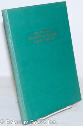 Cat.No: 272216 The Eastern Question: The Last Phase : A Study in Greek-Turkish Diplomacy....