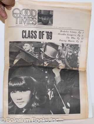 Cat.No: 272280 Good Times: [formerly Express Times] vol. 2, #23, Thursday June 19, 1969:...