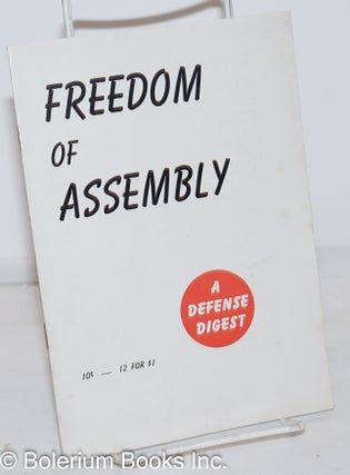 Cat.No: 272308 Freedom of Assembly