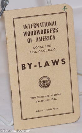 Cat.No: 272525 International Woodworkers of America, Local 1-217, A.F.L.-C.I.O, C.L.C.,...
