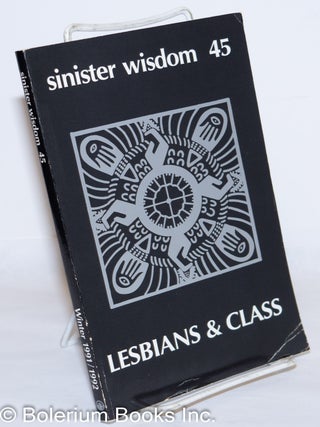 Cat.No: 272610 Sinister Wisdom: a journal for the lesbian imagination in the arts and...